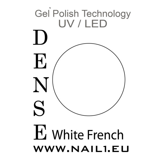 Gel Lak DENSE - White French