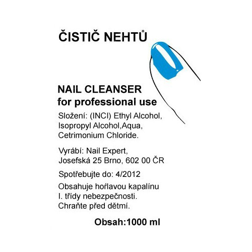 Čistič nehtu CLEANSER 1000ml