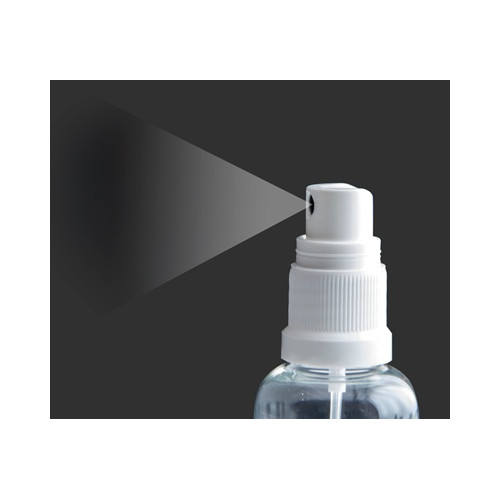 Láhev 50ml: Skleněná, kulatá průhledná, bezbarvá láhev, 50ml