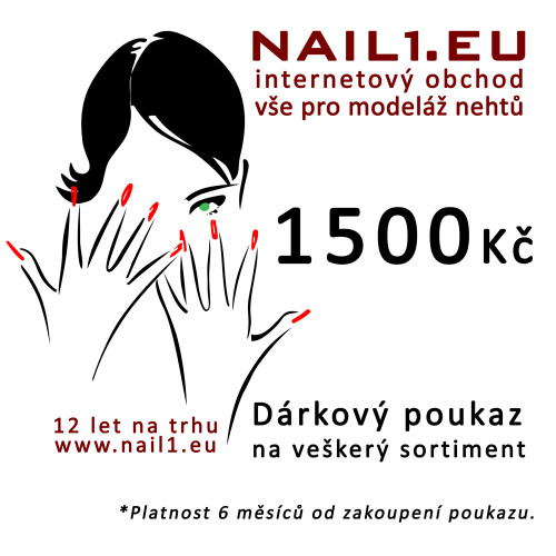 Dárkový poukaz v hodnotě 1500,-Kč