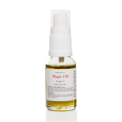 Magic Oil 3v1 - Olej pro péči o nehty, pokožku a vlasy.