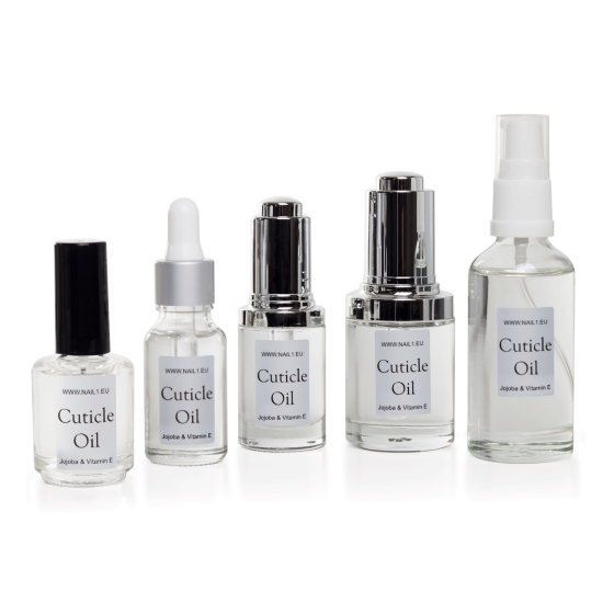 Cuticle oil (regenerační nehtový olej) - bez vůně s maslem Jojoba & Vitamin E - výběr balení