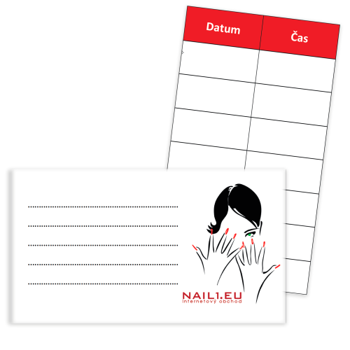 Objednávková kartička pro klienty. Vyberte si počet kartiček.