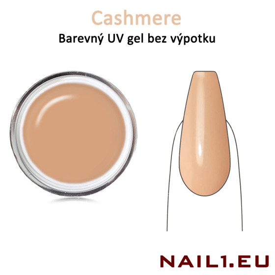 Barevný UV gel bez výpotku - Cashmere