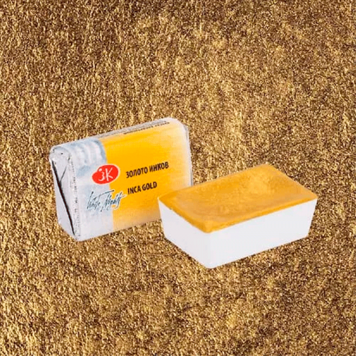 Inca Gold (969) - Akvarelová barva White Nights, jednotlivá, pánvička 2,5ml