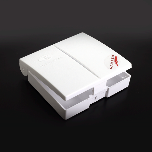 Prázdný box / paleta na akvarelové barvy White Nights, bilý, plastový na 12ks.