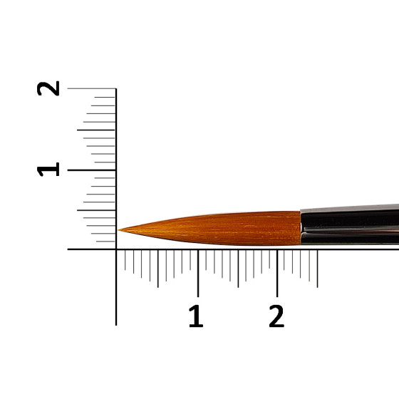 LINEO: Štětec na akryl, serie 192, velikost 8, syntetik.