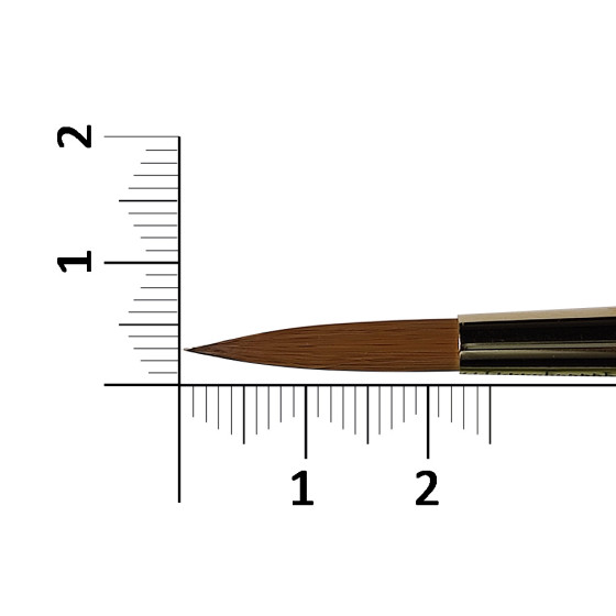 LINEO: Štětec na akryl, serie 152, velikost 8, sathetic hair.
