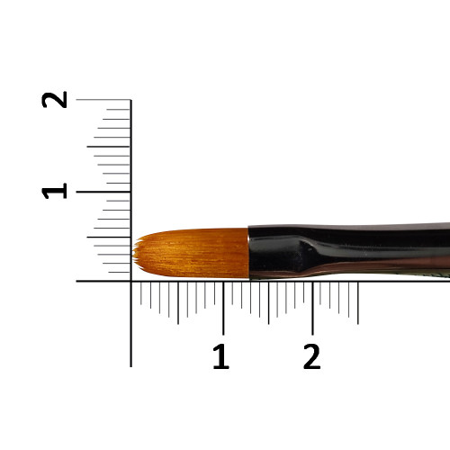 Štětec na polygel kočičí jazýček, serie 194