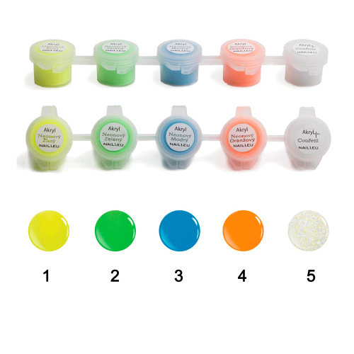 Sada akrylů №1 5x2g