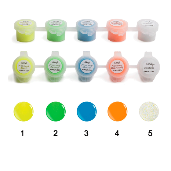 Sada akrylů №1 5x2g