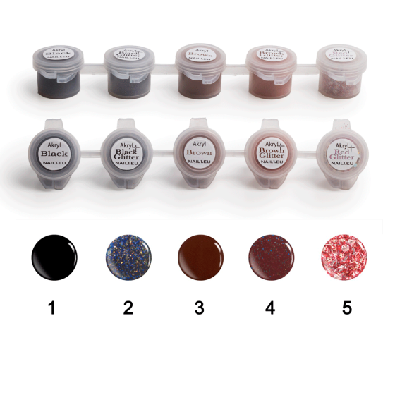 Sada akrylů №4 5x2g