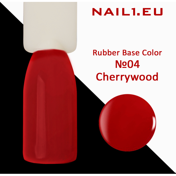 Rubber Base Color №04 Cherrywood UV/LED Gel Lak 15ml