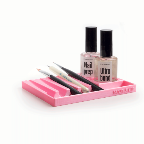 Plastový podstavec nail1.eu na štětce a pomocné tekutiny.1ks