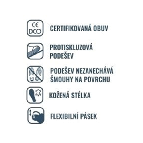 Dámské zdravotní profi sandály Santé, bílé, uzavřené