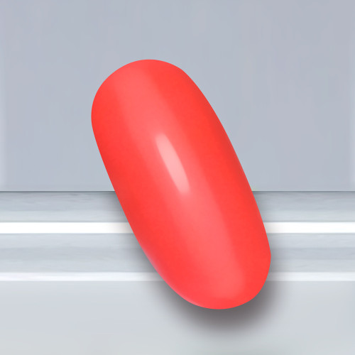 Barevný UV gel bez výpotku - Coral Red, 5ml