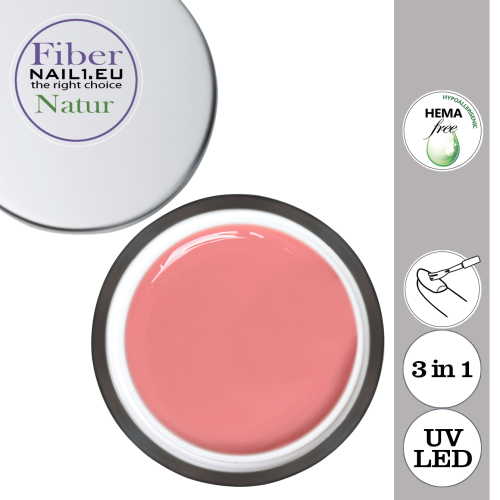 Natur Fiber UV/LED gel hustý