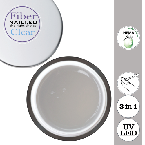 Fiber Clear UV/LED gel