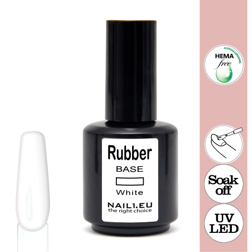 Rubber Base  White Gel Lak 15ml