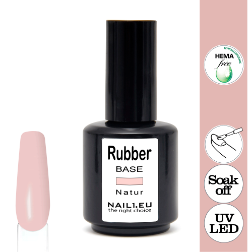 Rubber Base Natur Gel Lak 15ml