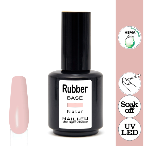 Rubber Base Natur Gel Lak 15ml