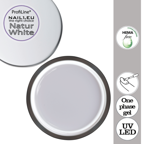 ProfiLine* Natur White UV Gel - Vyběr bálení