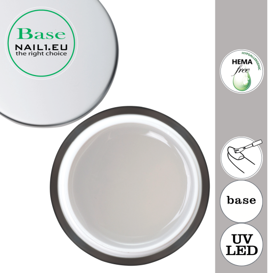 UV gel - BASE podkladový průhledný 40 ml
