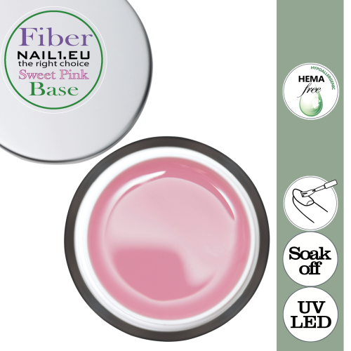 Fiber Base Sweet Pink se sklo-vláknem