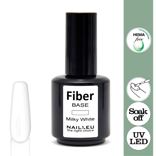 Fiber Base Milky White na přirodní nehty
