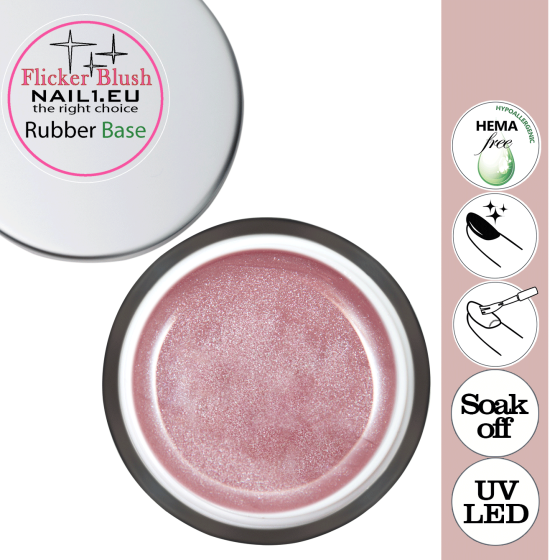 Rubber Base Flicker Blash v kelímku. Výběr balení.