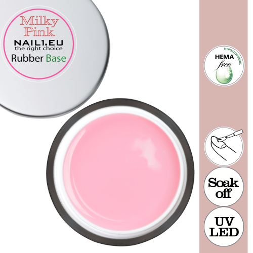 Rubber Base Milky Pink