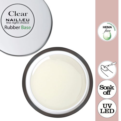 Rubber Base Clear Gel Lak