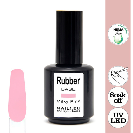 Rubber Base Milky Pink