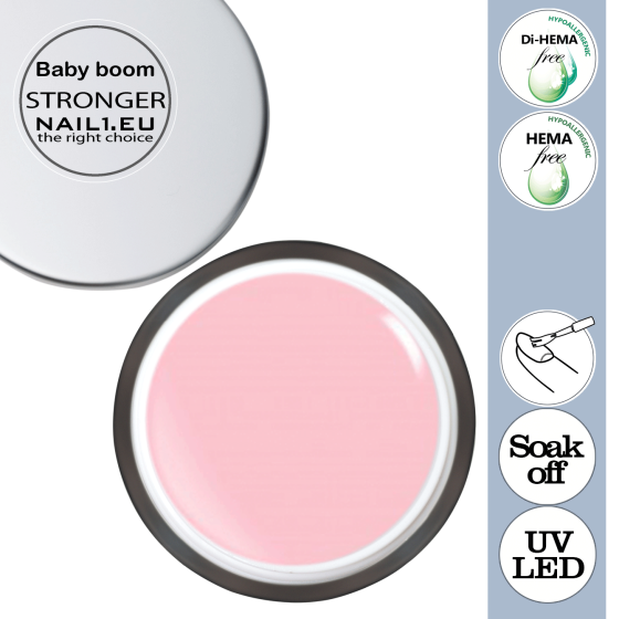 Baby Boom Stronger UV/LED Gel ALL-IN-ONE - Výběr balení
