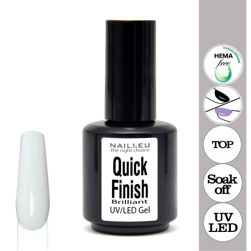 Quick Finish IMPROVED top gel 15ml