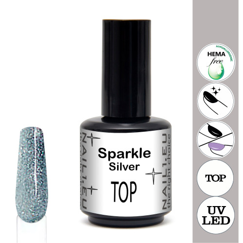 Sparkle Top Silver