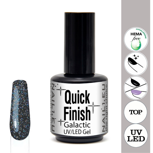 Quick Finish Calactic UV/LED Top gel 15ml
