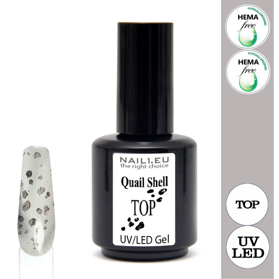 Quail Shell TOP nebo Egg Shell UV/LED Gel 15ml