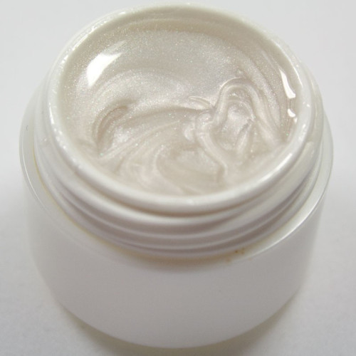UV gel barevný - Perleťový střibrný 5ml