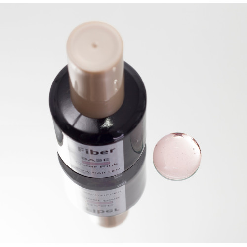 Fiber Base Clear Pink na přirodní nehty