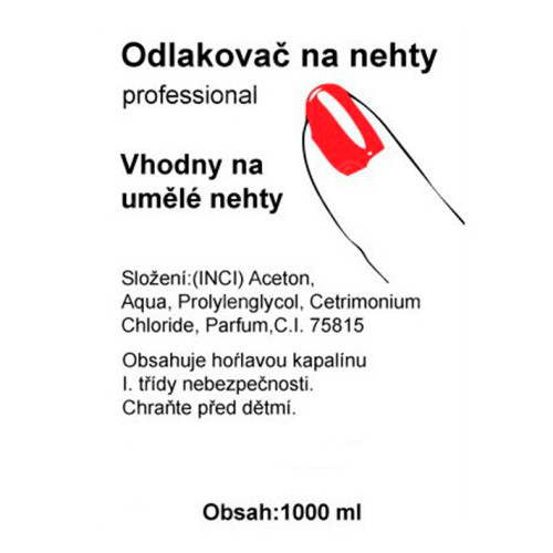 Odlakovač 1000ml