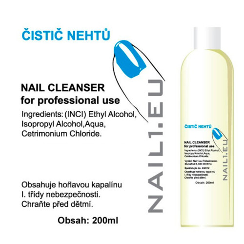 Čistič nehtu CLEANSER 200ml